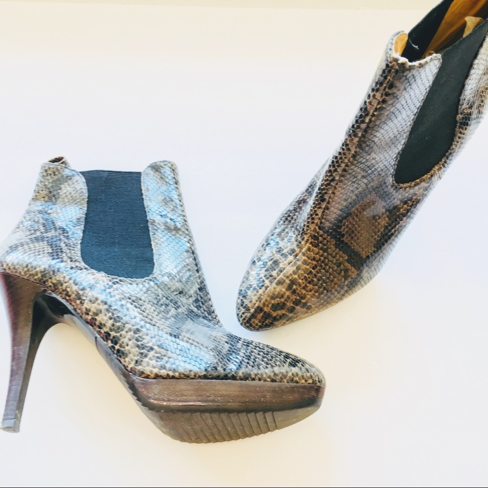 Michael Kors Snakeskin Boots, 8 - Picture 4 of 8